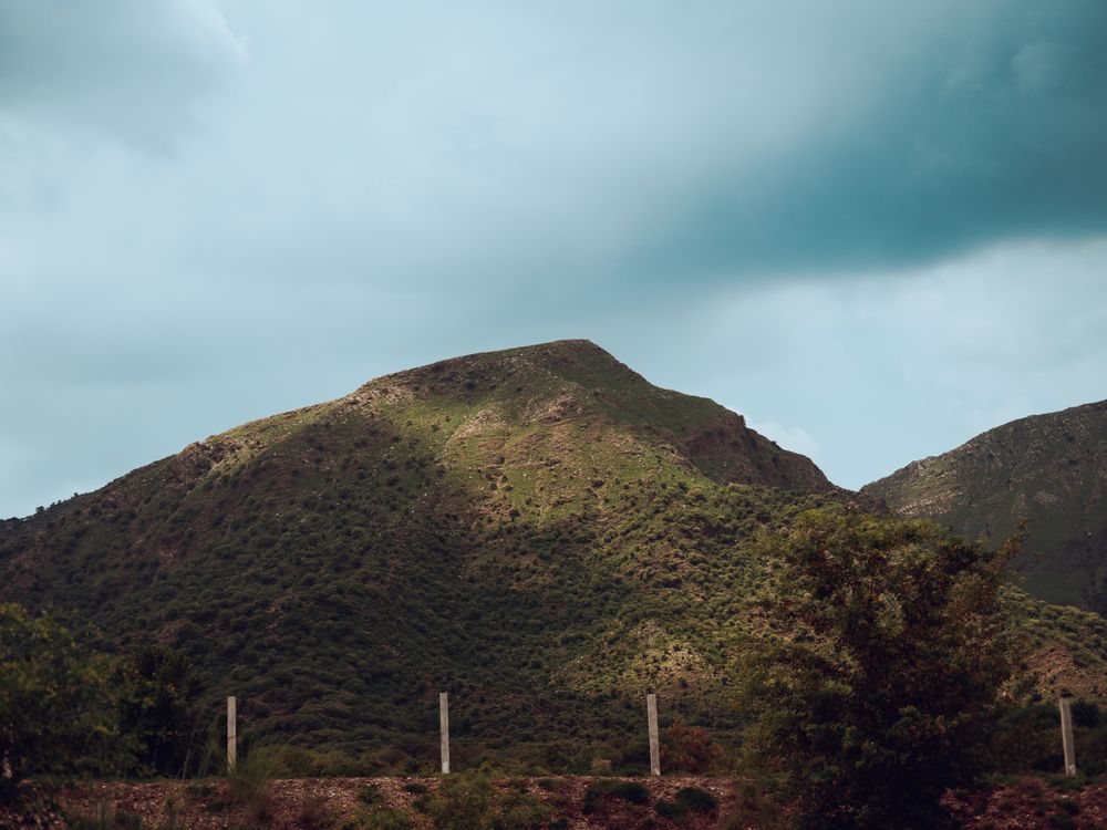 Green hills and roads around Rawalpindi and the Murree expressway